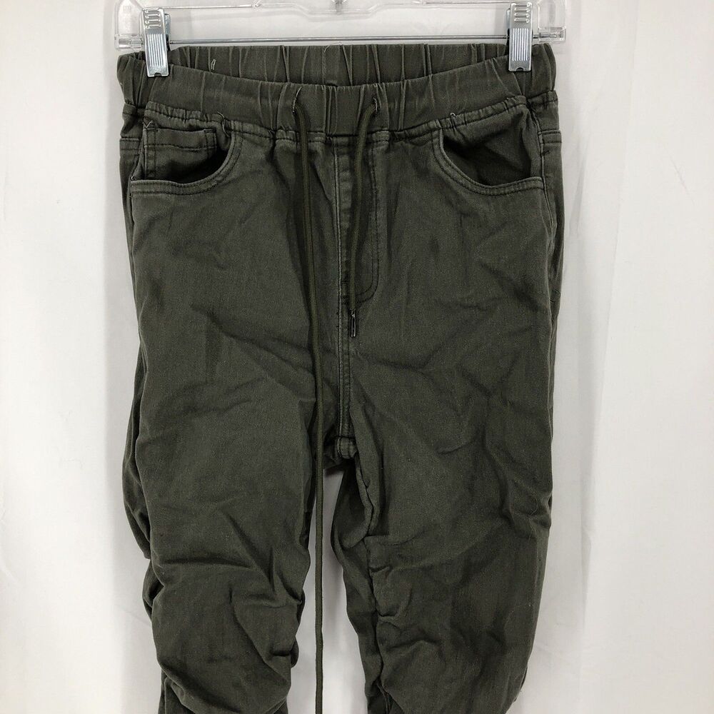 AMERICAN BAZI Elastic Scrunch Leg Drawstring Jogger Pants RJJ-20226 Small